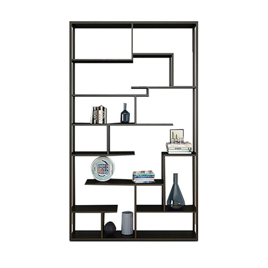 Metal Black Shelf Bookcase Contemporary Bookshelf for Home Office Clearhalo 'Bookcases' 'furn' 'furn_bookcases' 'Furniture' 'furniture_bookcases' 'Office Furniture' 1200x1200_ff91cb8f-78b9-4c32-aacf-e657dc3a568a