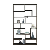 Metal Black Shelf Bookcase Contemporary Bookshelf for Home Office Clearhalo 'Bookcases' 'furn' 'furn_bookcases' 'Furniture' 'furniture_bookcases' 'Office Furniture' 1200x1200_ff91cb8f-78b9-4c32-aacf-e657dc3a568a