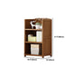 9.84" Wide Modern Wooden Shelf Bookcase Matte Finish Etagere Bookshelf