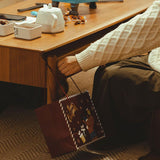 Table basse à 4 jambes de la ferme avec 2 tiroirs de rangement