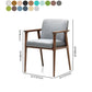 Traditional Style Indoor Arm Chair Solid Back Upholstered Dining Room Chair Clearhalo ' kitchen&dining_furn' 'Dining Chairs' 'Dining Tables & Seating' 'dining_chair' 'furn' 'furn_dining_chair' 'Furniture' 'furniture_dining_chair' 'Kitchen & Dining Furniture' 'kitchen' 1200x1200_ff9a2932-c6f3-4599-b6bb-114523deafb3