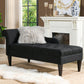 Modern Style Chaise Polyester Blend Chaise Lounge with Rolled Arms Clearhalo 'Chairs & Seating' 'Chaise Lounge' 'chaise_lounge' 'furn' 'furn_chaise_lounge' 'Furniture' 'Living Room Furniture' 1200x1200_ff9cae2b-ddd9-4ae3-aea7-1f8aea340205