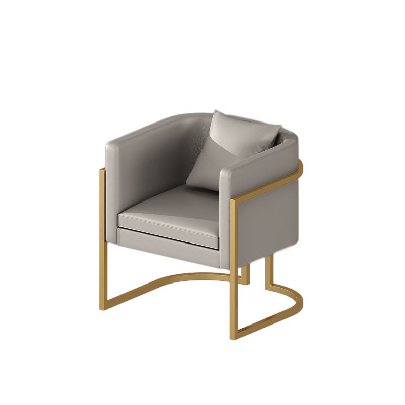 Modern Tuxedo Arm Sofa in Gray/White/Green, Leather Sofa with Pillow Clearhalo 'Furniture' 'furniture_sofas' 'kitchen' 'kitchen_sofas' 'Living Room Furniture' 'Sofa' 'sofas' 1200x1200_ff9ec6be-2fac-4e3d-849c-92f12215cbca