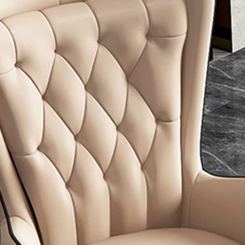 Glam 1/5 Pieces Dining Set Sintered Stone Dining Table Set for Home Use Clearhalo 'Dining Room Sets' 'Dining Tables & Seating' 'dining_room_set' 'furn' 'furn_dining_room_set' 'Furniture' 'furniture_dining_room_set' 'Kitchen & Dining Furniture' 'kitchen&dining_furn' 'kitchen' 1200x1200_ffa4a0ff-5dd3-4276-b7d9-66a43d513533