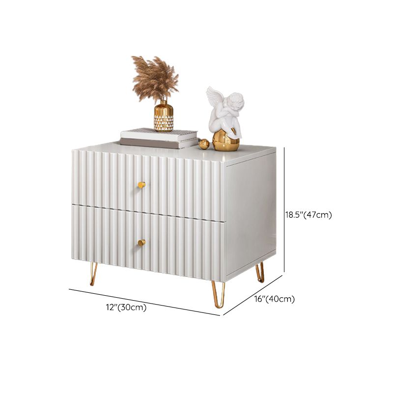 Glam Bed Nightstand Drawer Storage Imitation Wood Night Table with Legs Clearhalo 'Bedroom Furniture' 'furn' 'furn_night_stand' 'Furniture' 'night_stand' 'Nightstands' 1200x1200_ffa84c53-1a8a-4f35-8a07-9204f3f65922
