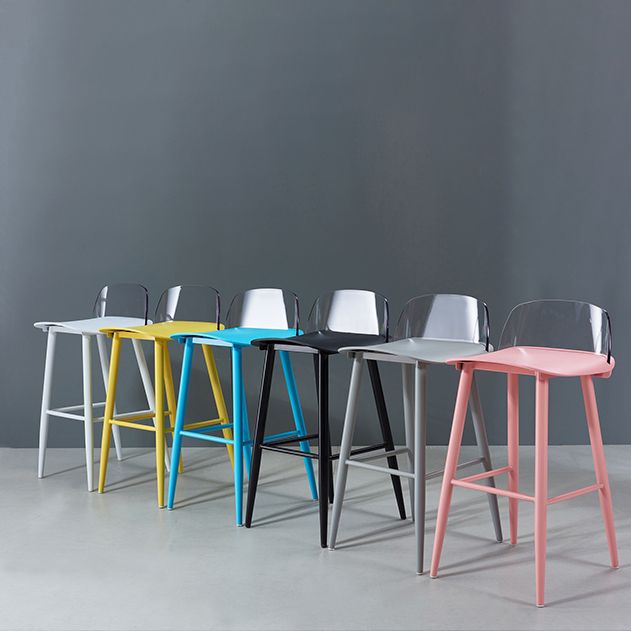 Sgabello da bar rettangolo interno bassa schiena poggiapiedi moderni sgabelli moderni