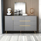 Gemanipuleerde houten sideboard tafel modern buffet dressoir voor keuken