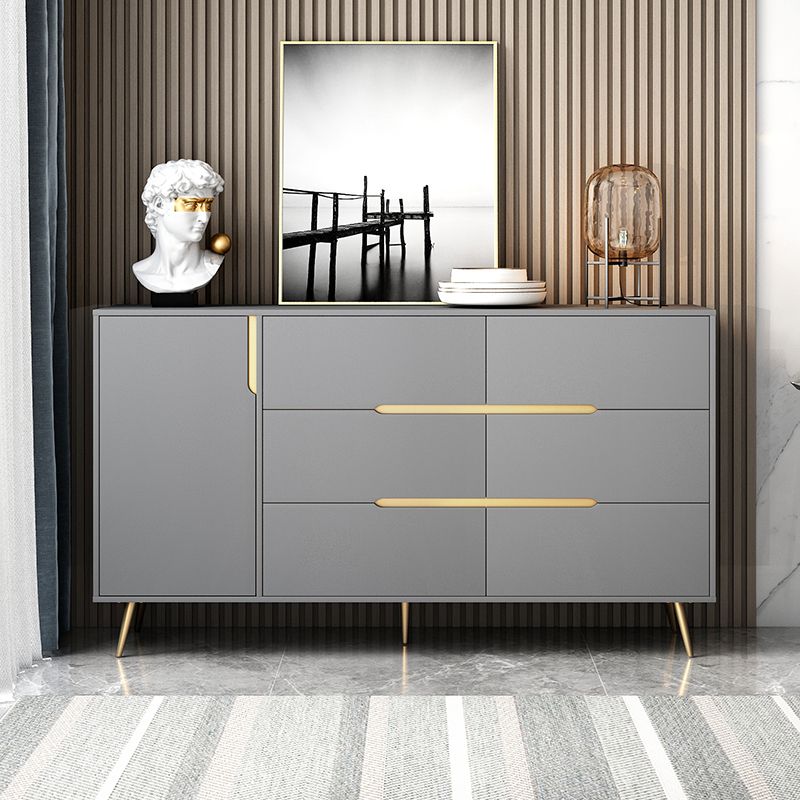 Gemanipuleerde houten sideboard tafel modern buffet dressoir voor keuken