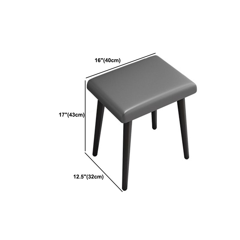 Modern Compact Makeup Vanity 1/2 Cassette da toeletta con sgabello imbottito