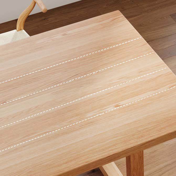 Modern Style Double Pedestal Table Pine Wood Table for Dining Room Clearhalo 'Dining Tables & Seating' 'Dining Tables' 'dining_table' 'furn' 'furn_dining_table' 'Furniture' 'Kitchen & Dining Furniture' 1200x1200_ffab055b-3621-4197-bb91-68fa76ca9a6c