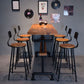 Modern 1/2/7 Pieces Bar Table Set Rectangle Pine Wood Counter Table with High Stools Clearhalo 'Bar Furniture' 'furn' 'furn_home_bar_bar_sets' 'Furniture' 'Home Bars & Bar Sets' 'home_bar_bar_sets' 'Kitchen & Dining Furniture' 1200x1200_ffb061ed-6e44-4b24-b6ee-d8dcfe0fe3b7