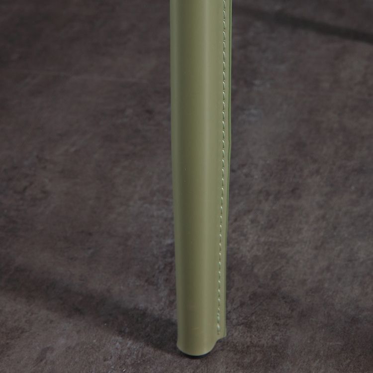 Faux Leather Contemporary Dining Room Chair Metallic Finish Wingback Side Chair Clearhalo ' kitchen&dining_furn' 'Dining Chairs' 'Dining Tables & Seating' 'dining_chair' 'furn' 'furn_dining_chair' 'Furniture' 'furniture_dining_chair' 'Kitchen & Dining Furniture' 'kitchen' 1200x1200_ffb1b9d9-fa53-4605-9acc-a5202384d90f