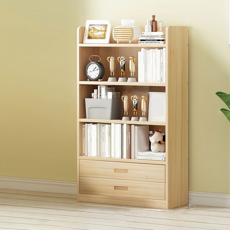 Wooden Shelf Bookcase Contemporary Book Shelf for Studying Room