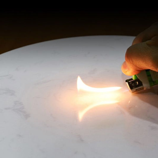 Tavolino accento glam soggiorno a doppio livello con metallo