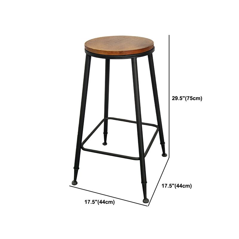 Tavolo da bar in legno massiccio in stile industriale set 1/2/3/4 pezzi Tavolino con sgabelli alti
