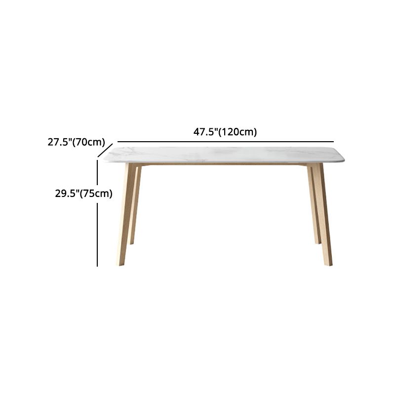 Modern Sintered Stone Top Dining Set Rectangle 1/2/5/6/7 Pieces Dining Table with Chairs Clearhalo 'Dining Room Sets' 'Dining Tables & Seating' 'dining_room_set' 'furn' 'furn_dining_room_set' 'Furniture' 'furniture_dining_room_set' 'Kitchen & Dining Furniture' 1200x1200_ffb63848-f127-4384-88c4-58dee20914c2