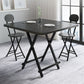 Industrial Extendable MDF Dining Table Square Standard Dining Table for Kitchen Clearhalo ' dining_table' 'Dining Tables & Seating' 'Dining Tables' 'furn' 'furn_dining_table' 'Furniture' 'furniture_dining_table' 'Kitchen & Dining Furniture' 'kitchen&dining_furn' 'kitchen' 'kitchen_dining_table' 1200x1200_ffb643c3-bd3b-4782-972a-11808851b353