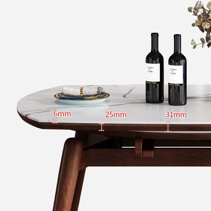 Extendable Round Dining Table Modern Adjustable Sintered Stone Top Table with Wooden 4 Legs Clearhalo ' dining_table' 'Dining Tables & Seating' 'Dining Tables' 'furn' 'furn_dining_table' 'Furniture' 'furniture_dining_table' 'Kitchen & Dining Furniture' 'kitchen&dining_furn' 'kitchen' 'kitchen_dining_table' 1200x1200_ffb6cf84-9afa-4382-9e22-eaeb288d32b0