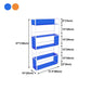 Acrylic Scandinavian Open Etagere Bookshelf with White Iron Frame Clearhalo 'Bookcases' 'furn' 'furn_bookcases' 'Furniture' 'furniture_bookcases' 'Office Furniture' 1200x1200_ffb950ff-cbc0-4a55-b6f4-6b22a5f09b58