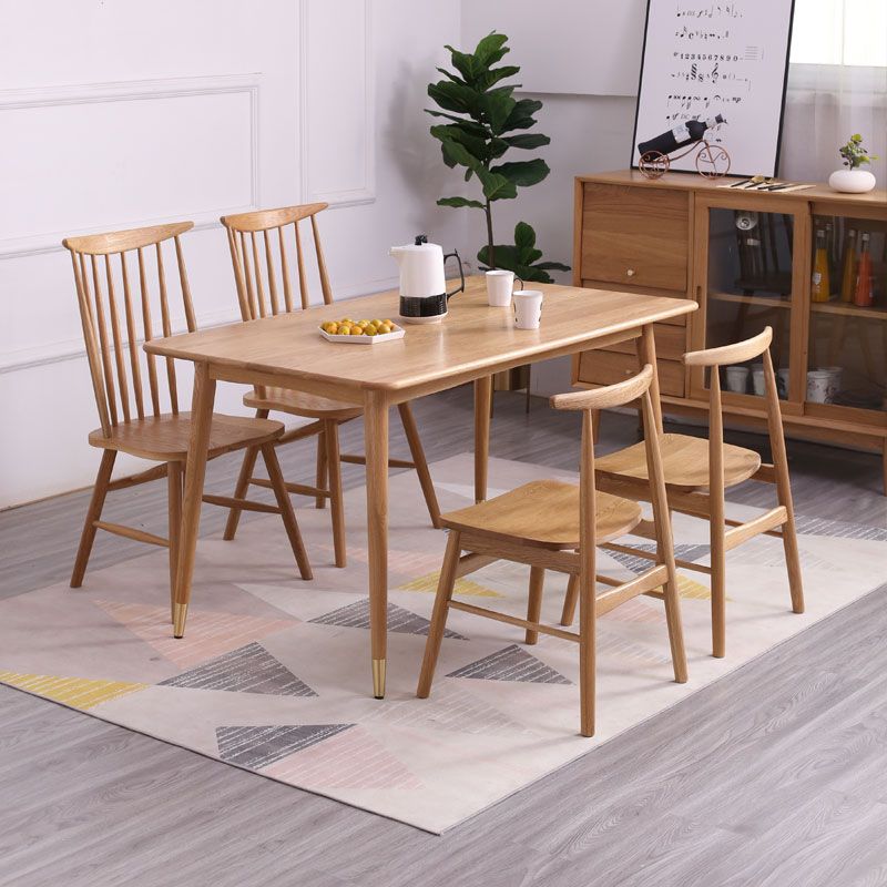 Solid Wood Traditional Luxury Rectangle Dining Table Wood Top Table for Dining Room Clearhalo ' dining_table' 'Dining Tables & Seating' 'Dining Tables' 'furn' 'furn_dining_table' 'Furniture' 'furniture_dining_table' 'Kitchen & Dining Furniture' 'kitchen&dining_furn' 'kitchen' 'kitchen_dining_table' 1200x1200_ffbc6bd8-6f4a-4fd1-a1a4-79fd34081c8e