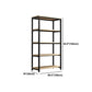 Metal Etagere Bookcase Industrial Open Back Book Shelf with Shelves for Office and Home Clearhalo 'Bookcases' 'Furniture' 'furniture_bookcases' 'kitchen' 'kitchen_bookcases' 'Living Room Furniture' 'Office Furniture' 1200x1200_ffbefce9-1997-4f30-a25c-7850f8a9f701