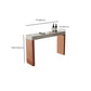 Modern Stone Top Bar Dining Table Rectangle Pub Table with Double Pedestal Clearhalo 'Bar Furniture' 'Bar Tables' 'bar_tables' 'furn' 'furn_bar_tables' 'Furniture' 'Kitchen & Dining Furniture' 1200x1200_ffbfe06b-d1f5-40ec-8ae5-f3e5c097e9bf