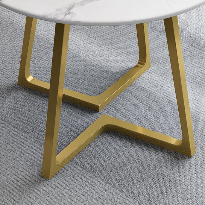 Contemporary Round Dining Table Sintered Stone Dining Table for Dining Room Clearhalo ' dining_table' 'Dining Tables & Seating' 'Dining Tables' 'furn' 'furn_dining_table' 'Furniture' 'furniture_dining_table' 'Kitchen & Dining Furniture' 'kitchen&dining_furn' 'kitchen' 'kitchen_dining_table' 1200x1200_ffc029d5-78dd-43d7-b937-4acc0fbd9518