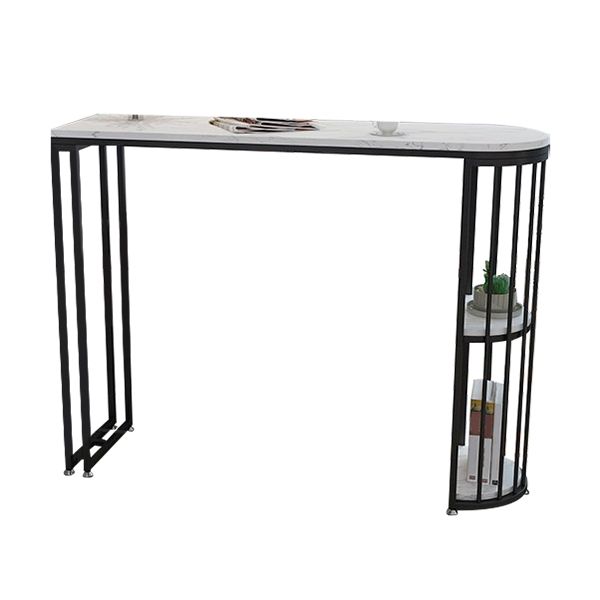 Glam Pub Table Tavolo da bar speciale con doppio piedistallo per uso interno