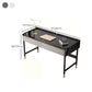 Glam Office Desk Antique Finish Computer Desk mit 2 Schubladen