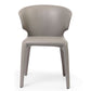 Designer Style Leather Arm Chair Matte Finish Wingback Single Dining Chair Clearhalo ' kitchen&dining_furn' 'Dining Chairs' 'Dining Tables & Seating' 'dining_chair' 'furn' 'furn_dining_chair' 'Furniture' 'furniture_dining_chair' 'Kitchen & Dining Furniture' 'kitchen' 1200x1200_ffc3b22a-084a-497b-9f8f-9e1fd5d8c8f9