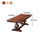 Industrial Solid Wood Dining Table Rectangle Kitchen Table with Trestle Base Clearhalo ' dining_table' 'Dining Tables & Seating' 'Dining Tables' 'furn' 'furn_dining_table' 'Furniture' 'furniture_dining_table' 'Kitchen & Dining Furniture' 'kitchen&dining_furn' 'kitchen' 'kitchen_dining_table' 1200x1200_ffc53c56-a4c7-42ae-8f37-cbfd04bb856e