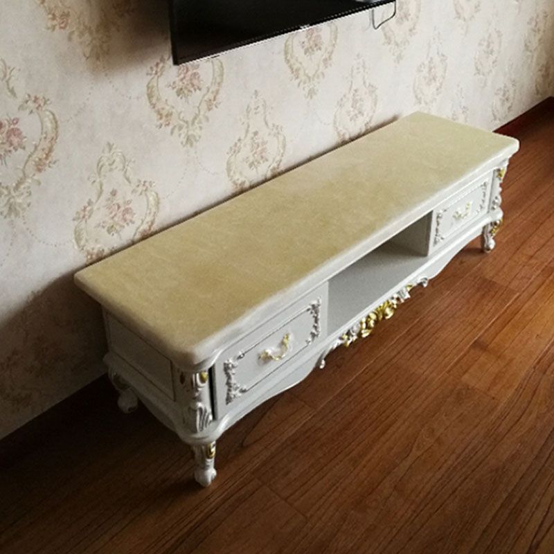 Traditional Marble Top TV Cabinet Solid Wood Crafted TV Stand for Living Room Clearhalo 'furn' 'furn_tv_stands_entertainment_centers' 'Furniture' 'Living Room Furniture' 'TV Stands & Entertainment Centers' 'TV Stands & Media Storage Furniture' 'tv_stands_entertainment_centers' 1200x1200_ffc915b7-663a-4405-ad6e-102476b3871e