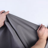 Contemporary Design Leather Dining Chairs Armless Solid Back Chair