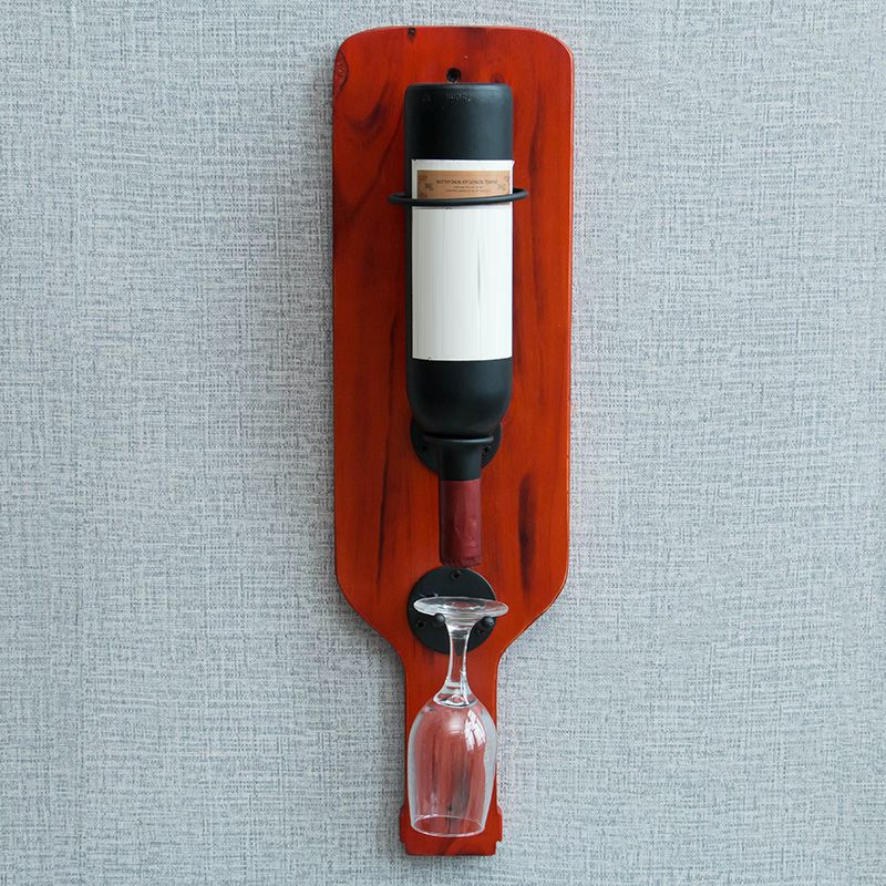 Metal Wall Mounted Wine Bottle & Glass Rack Industrial Wine Rack Clearhalo 'furn' 'furn_wine_racks' 'Furniture' 'Kitchen & Dining Furniture' 'Wine Racks' 'wine_racks' 1200x1200_ffcb9ef4-4fc2-4569-a963-d3ab41fd9cbf