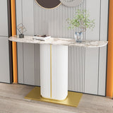 Tavolo da 11 "di fine tavola di fine pietra di pietra larga tavola del piedistallo