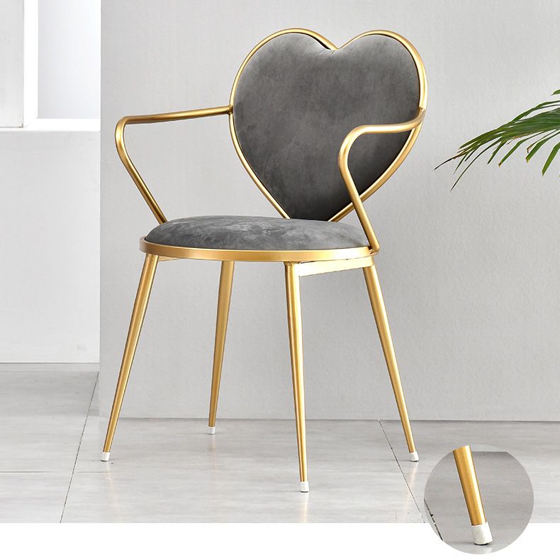 Glam Style Dining Room Chair Upholstered Dining Chair for Home Clearhalo 'Dining Chairs' 'Dining Tables & Seating' 'dining_chair' 'furn' 'furn_dining_chair' 'Furniture' 'furniture_dining_chair' 'Kitchen & Dining Furniture' 1200x1200_ffce2392-283e-445c-9c90-5b8f9b24594f