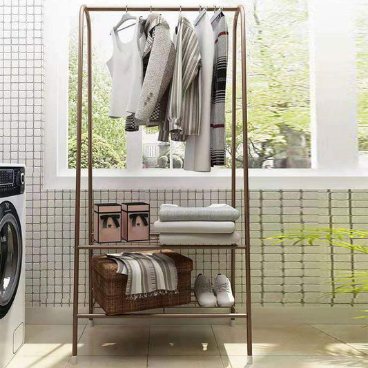 Raccoppiamento contemporaneo per cappotto per gancio di ferro con 2 ripiani