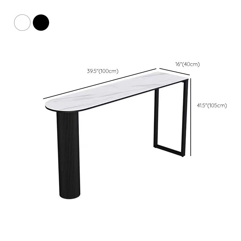 Sintered Stone Bistro Table Set 1/2/3 Pieces Modern Irregular Shape Pub Table Set Clearhalo 'Bar Furniture' 'furn' 'furn_home_bar_bar_sets' 'Furniture' 'Home Bars & Bar Sets' 'home_bar_bar_sets' 'Kitchen & Dining Furniture' 1200x1200_ffced061-20d6-40d0-aea7-e4c622a8a2e1