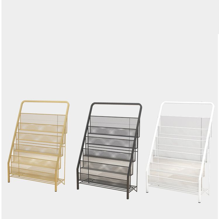 Metal Iron Industrial Ladder Bookshelf Vertical Closed Back Bookshelf Clearhalo 'Bookcases' 'furn' 'furn_bookcases' 'Furniture' 'furniture_bookcases' 'kitchen' 'kitchen_bookcases' 'Living Room Furniture' 'Office Furniture' 1200x1200_ffd19c03-734c-40c1-9fe2-2f7b117b12fe