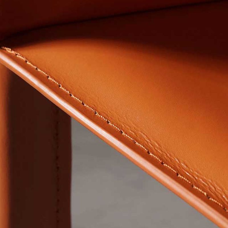 Modern Metal Dining Arm Chair Leather Dining Side Chair for Restaurant Use Clearhalo ' kitchen&dining_furn' 'Dining Chairs' 'Dining Tables & Seating' 'dining_chair' 'furn' 'furn_dining_chair' 'Furniture' 'furniture_dining_chair' 'Kitchen & Dining Furniture' 'kitchen' 1200x1200_ffd21110-dd0b-43e4-845a-8a0e7ab765dc