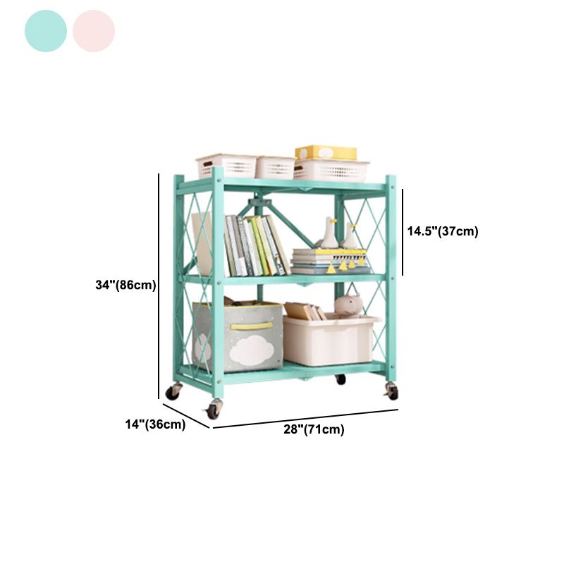 Libreria moderna in metallo, libreria geometrica aperta per qualsiasi stanza