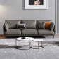 Living Room Genuine Leather Couch Square Arm Sofa with Pillow Back Clearhalo 'furn' 'furn_sofas' 'Furniture' 'furniture_sofas' 'Living Room Furniture' 'Sofa' 'sofas' 1200x1200_ffd4f4be-eea1-4c6d-a8ca-fa93ffc9b06d
