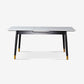 Rectangle Sintered Stone Kitchen Table Home Extendable Dining Table Clearhalo 'Dining Tables & Seating' 'Dining Tables' 'dining_table' 'furn' 'furn_dining_table' 'Furniture' 'Kitchen & Dining Furniture' 1200x1200_ffd64ae7-399f-4bc9-adca-c3c0b5223d98