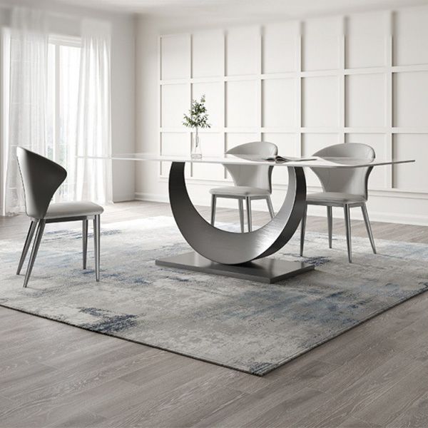 1/3/4/5/7/8 Pieces Dining Chairs Set Dining Table Set with Sintered Stone Top Clearhalo 'Dining Room Sets' 'Dining Tables & Seating' 'dining_room_set' 'furn' 'furn_dining_room_set' 'Furniture' 'furniture_dining_room_set' 'Kitchen & Dining Furniture' 1200x1200_ffd64ba9-eaaf-404a-ab43-8d7121d069df