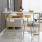 Living Room Modern Patio Bar Table Marble Rectangle 2-shelf Sled Bistro Bar Desk Clearhalo 'Bar Furniture' 'Bar Tables' 'bar_tables' 'Furniture' 'furniture_bar_tables' 'Kitchen & Dining Furniture' 'kitchen&dining_furn' 'kitchen' 1200x1200_ffd8aceb-abd3-4c2e-a87f-58d1a7df1a29