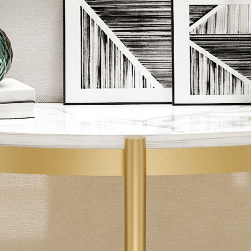 Glam Hall Console Table with 3 Legs 1-shelf Slate Moon Console Table Clearhalo 'Console Tables' 'console_tables' 'Entry & Mudroom Furniture' 'furn' 'furn_console_tables' 'Furniture' 1200x1200_ffd8bda2-8d74-4eca-9060-629e29faa99d