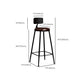Contemporary Style Counter Stool Living Room Bar Stool with Metal Base Clearhalo 'Bar Furniture' 'Bar Stools' 'bar_stools' 'furn' 'furn_bar_stools' 'Furniture' 'Kitchen & Dining Furniture' 1200x1200_ffd90cec-4d01-4391-a361-2745e8f64843