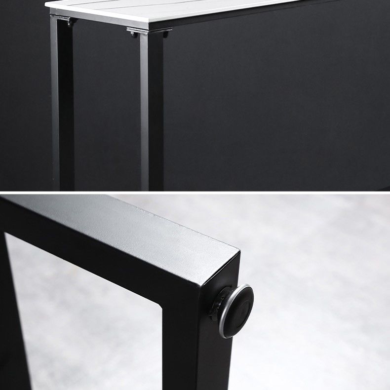 Set di banconi del soggiorno 1/2/3 pezzi rettangolo di altezza da banco bianco