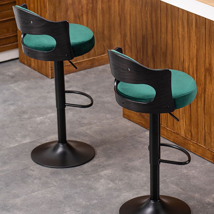 Sgabello da barra da bar in metallo in stile contemporaneo per soggiorno per soggiorno