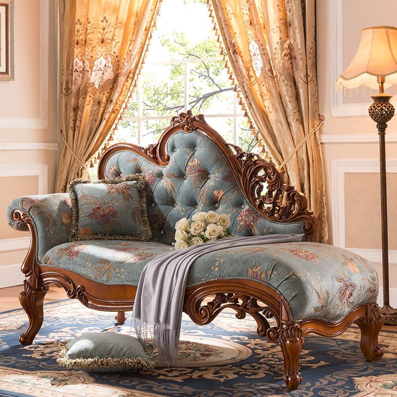 Traditional Chaise Lounge Couch Tufted Chaise Lounge for Bedroom Clearhalo 'Chairs & Seating' 'Chaise Lounge' 'chaise_lounge' 'furn' 'furn_chaise_lounge' 'Furniture' 'Living Room Furniture' 1200x1200_ffda7391-351e-42e2-b198-225bfd336128